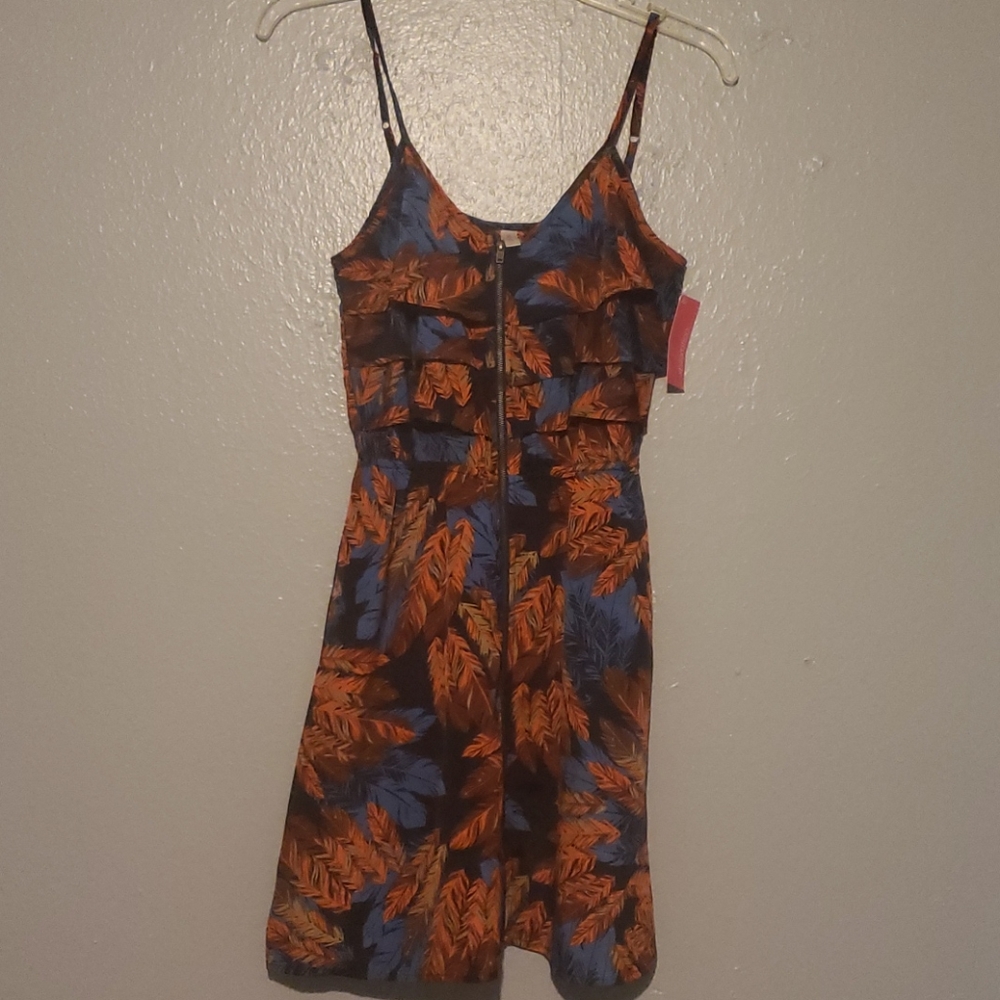 Leaf print Cami Dress